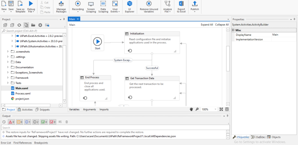 New robotic Enterprise framework