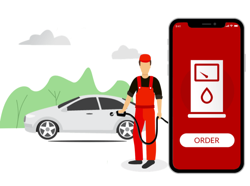 On-Demand Fuel Filling App