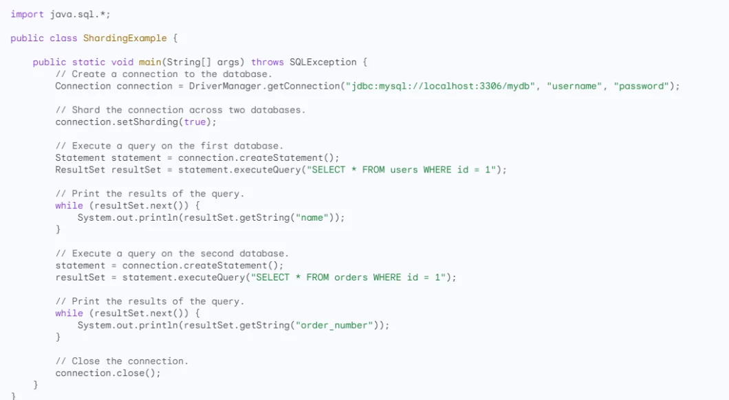 Improved JDBC API