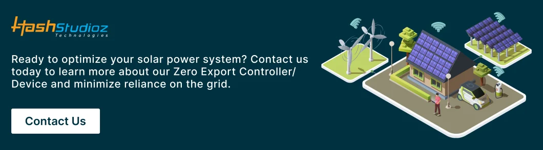Zero Export Controller Device and minimize reliance on the grid