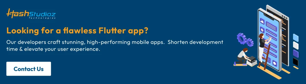 Flutter app development