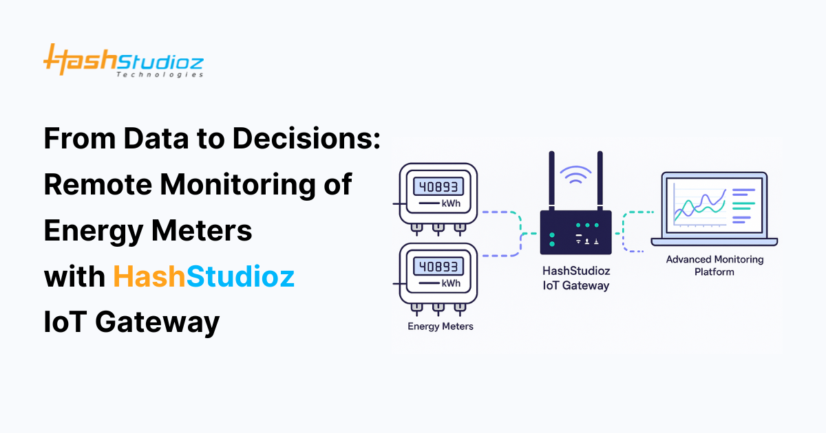From Data to Decisions Remote Monitoring of Energy Meters with HashStudioz IoT Gateway