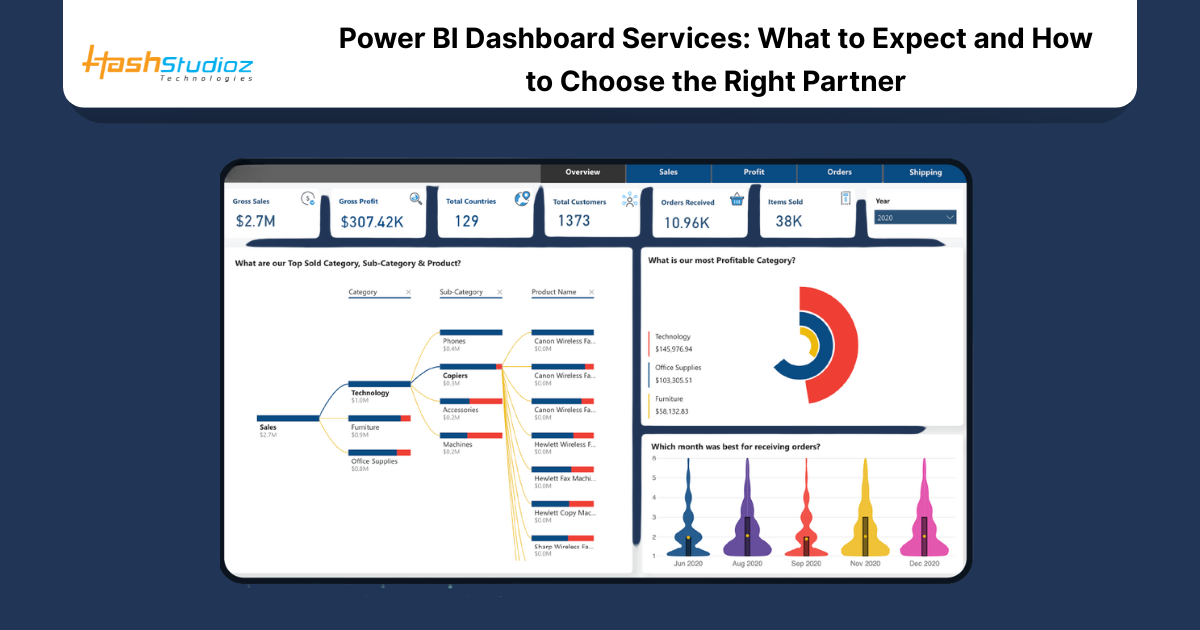 Power BI Dashboard Services What to Expect and How to Choose the Right Partner