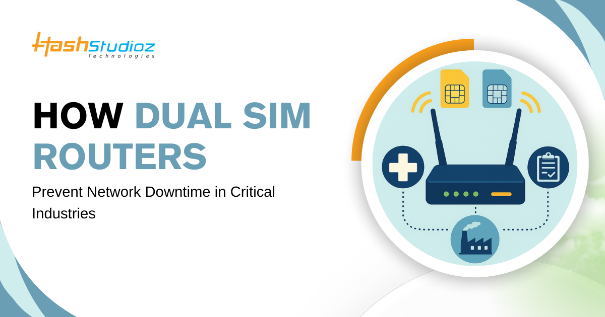 How Dual SIM Routers Prevent Network Downtime in Critical Industries