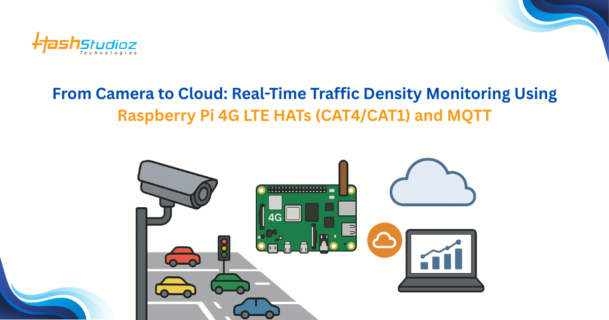 From Camera to Cloud Real-Time Traffic Density Monitoring Using Raspberry Pi 4G LTE HATs (CAT4CAT1) and MQTT