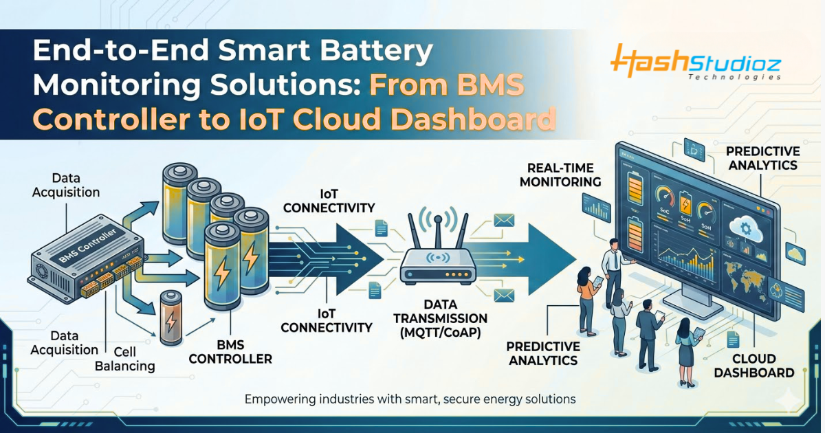 End-to-End Smart Battery Monitoring Solutions: From BMS Controller to IoT Cloud Dashboard