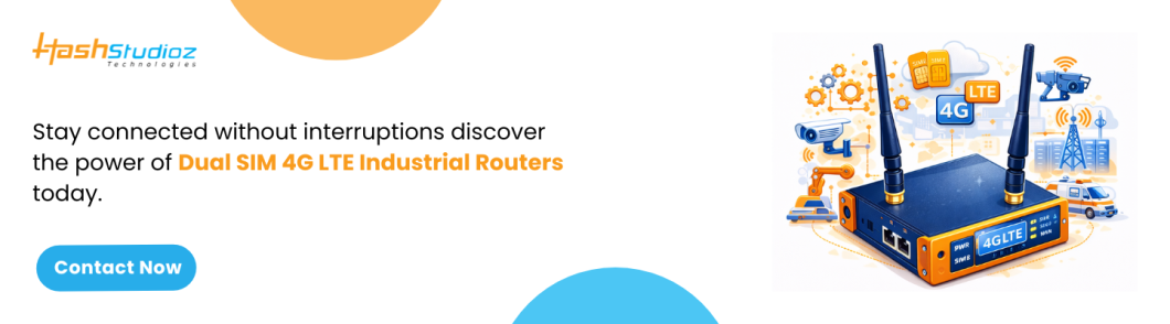 Dual SIM 4G LTE Router for Reliable Industrial Connectivity