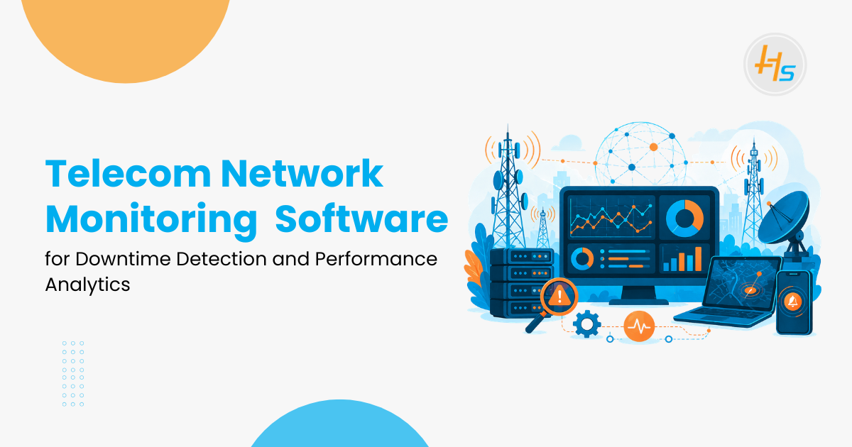 Telecom Network Monitoring Custom Software for Downtime Detection and Performance Analytics