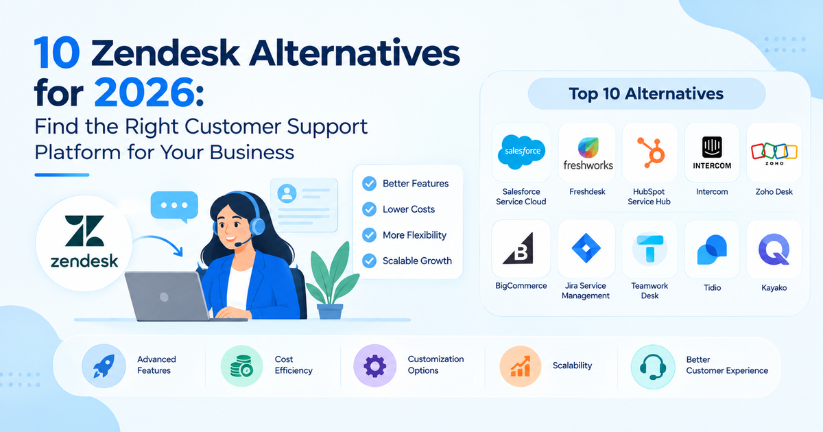 Zendesk Alternatives 2026
