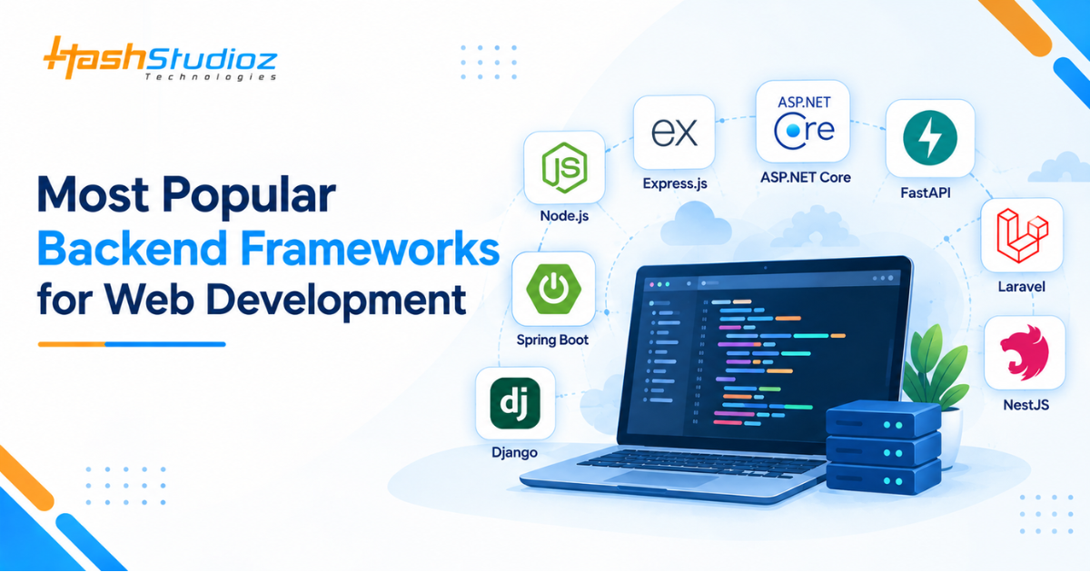Most Popular Backend Frameworks for Web Development