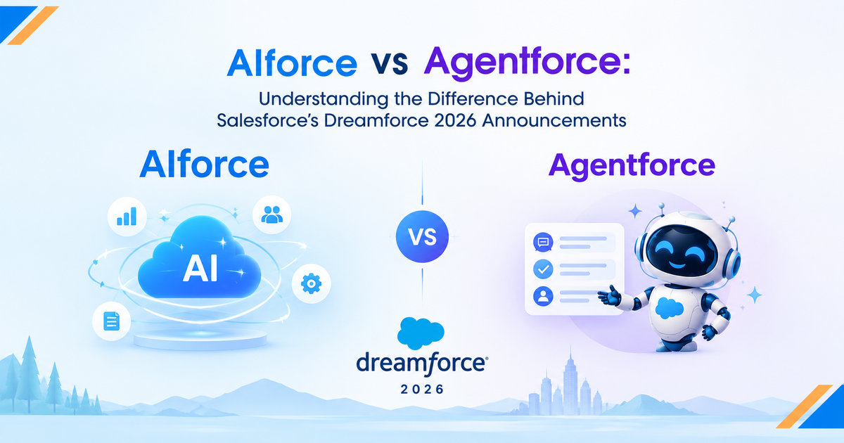 AIforce vs Agentforce comparison for Salesforce Dreamforce 2026