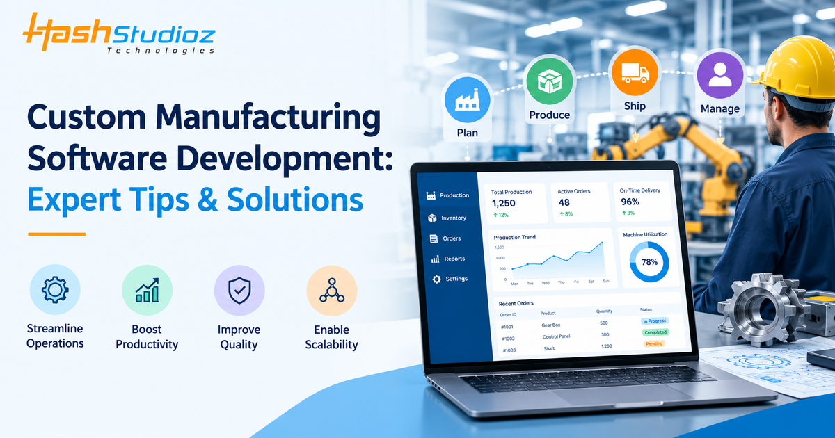Custom Manufacturing Software Development