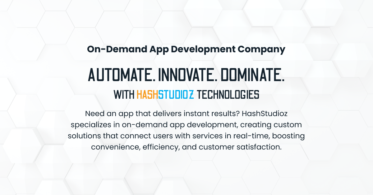 On Demand App Development Company | On-Demand App Development Services ...