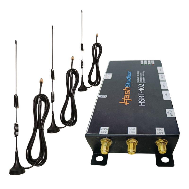 Dual SIM 4G LTE Industrial Router