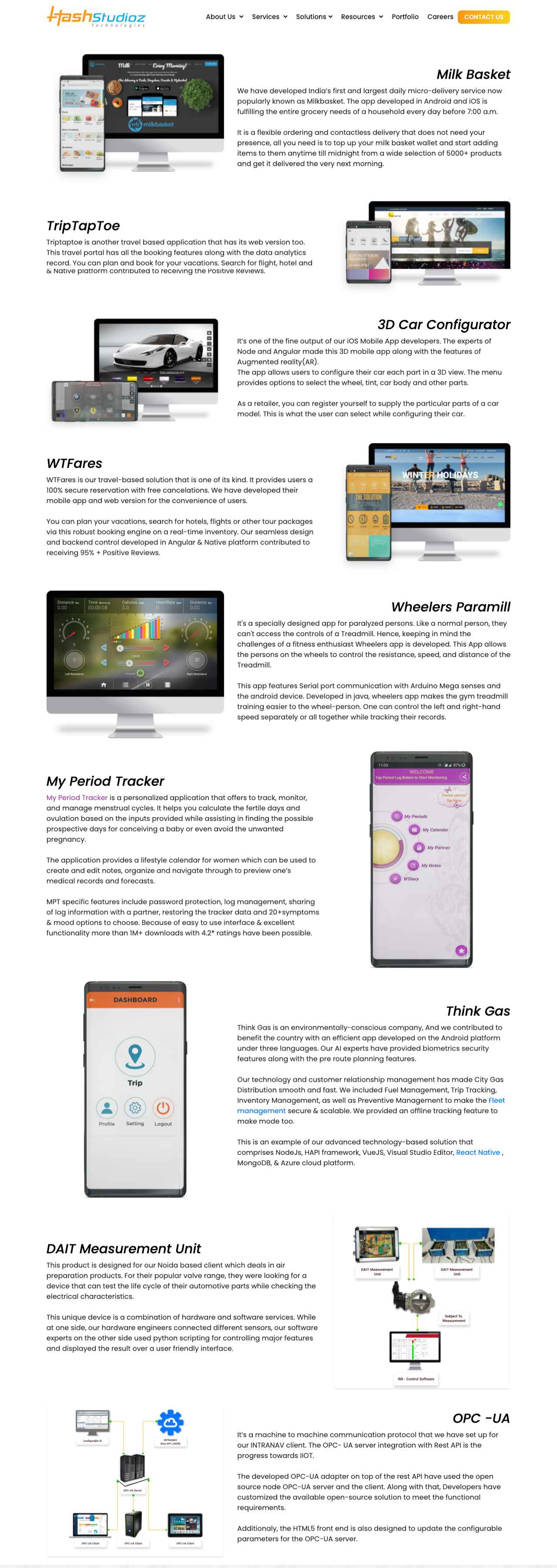 Portfolio Work