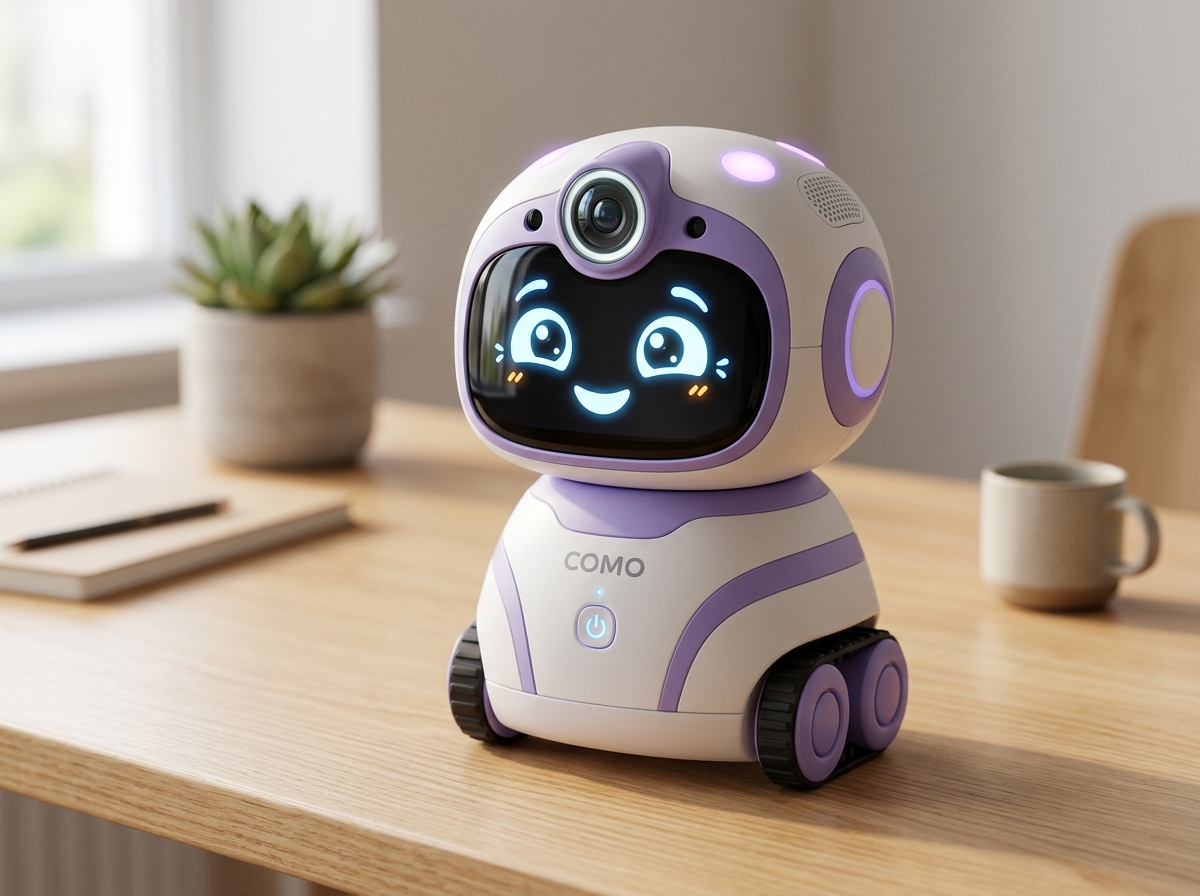 Autonomous AI Robotic Toy Pet with Obstacle Avoidance and Expressive LED Eyes