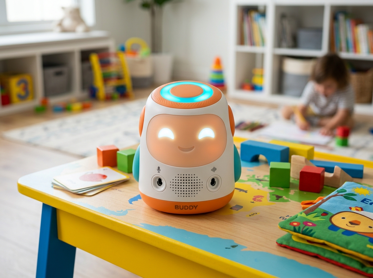 Conversational Voice-Enabled Smart Toy with LED Indicator and Microphone Array